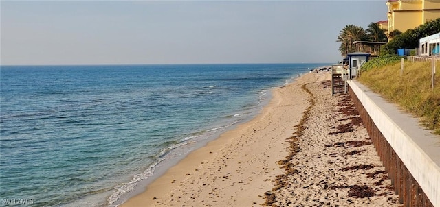 water view featuring a view of the beach