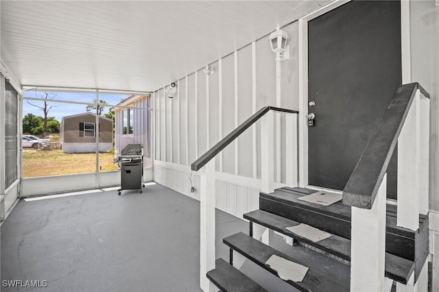view of stairs