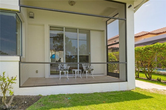 view of patio / terrace with a porch