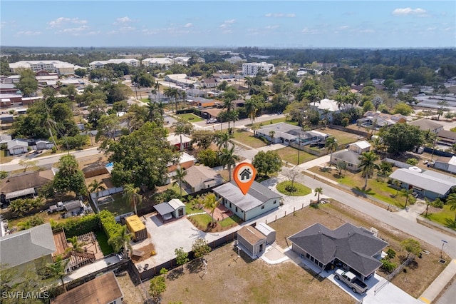 27551 Pullen Ave, Bonita Springs, FL 34135 - bird's eye view featuring a residential view