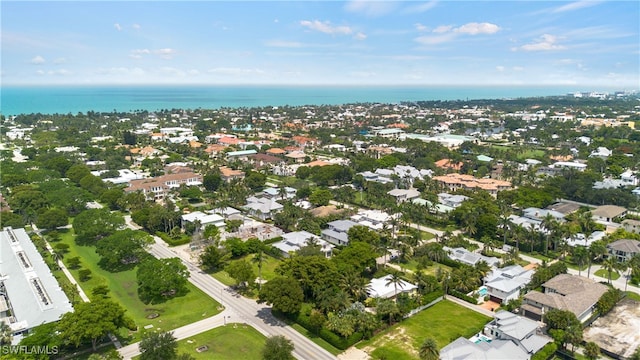 1135 7th St S, Naples, FL 34102 - aerial overview of property's location featuring a nearby body of water