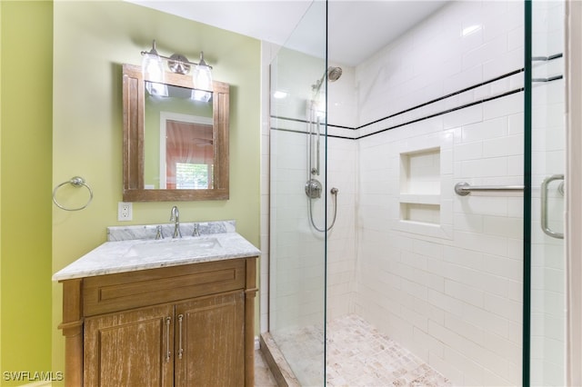 1135 7th St S, Naples, FL 34102 - full bath with a shower stall and vanity