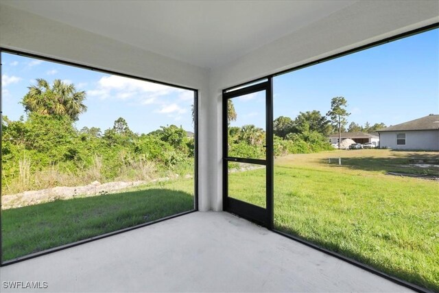 3225 58th St W, Lehigh Acres, FL 33971 - view of unfurnished sunroom