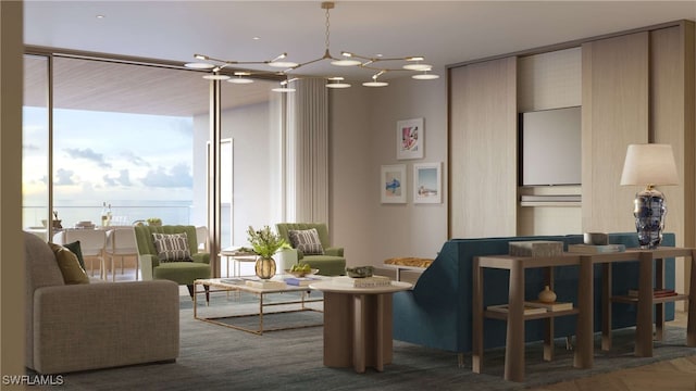 view of community lobby