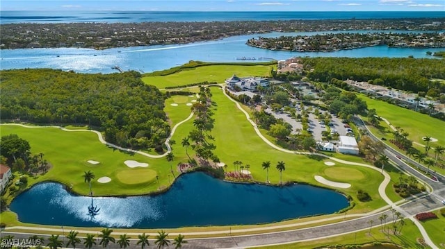 3872 Clipper Cove Dr, Naples, FL 34112 - bird's eye view of a large body of water and a local golf course