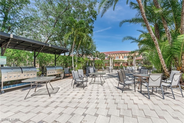 20310 Estero Gardens Cir Unit 102, Estero, FL 33928 - view of patio / terrace with area for grilling