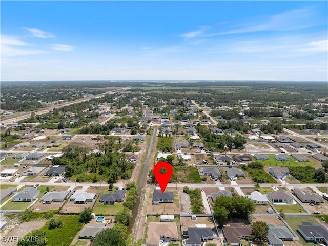 drone / aerial view featuring a residential view