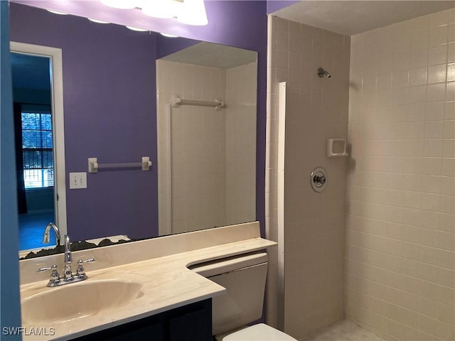 191 Round Key Cir Unit D2, Naples, FL 34112 - full bath with a tile shower and vanity