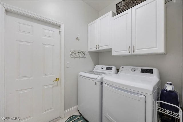 1518 Mcgregor Reserve Dr, Fort Myers, FL 33901 - washroom with washer and dryer and cabinet space