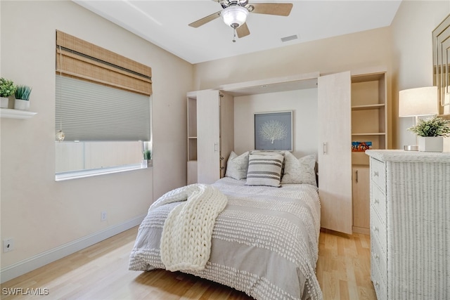 1518 Mcgregor Reserve Dr, Fort Myers, FL 33901 - bedroom featuring light wood-type flooring and a ceiling fan