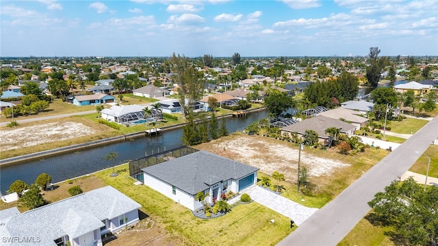 137 SE 23rd Ter, Cape Coral, FL 33990 - bird's eye view featuring a residential view and a water view