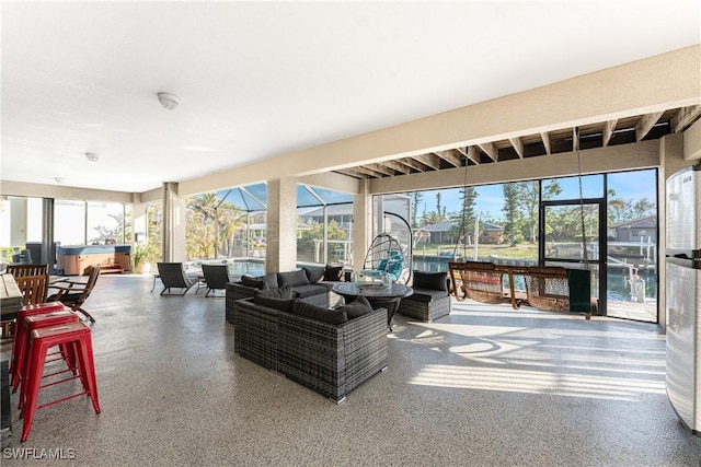 24343 Pirate Harbor Blvd, Punta Gorda, FL 33955 - living area with a sunroom
