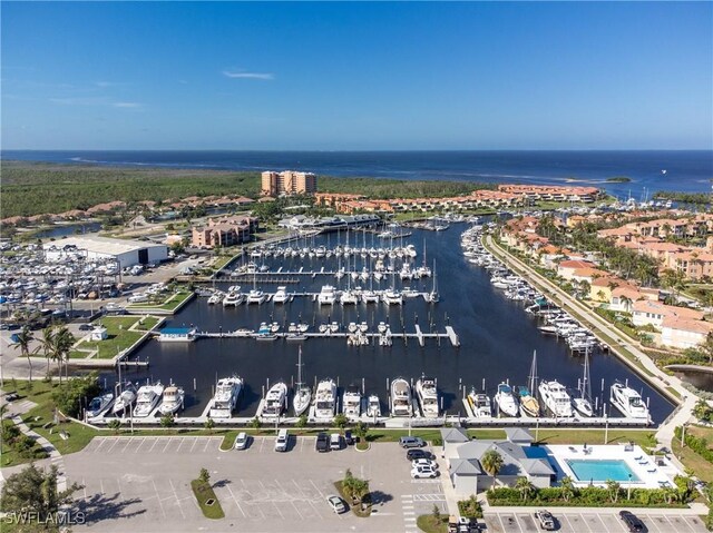 24343 Pirate Harbor Blvd, Punta Gorda, FL 33955 - birds eye view of property featuring a water view