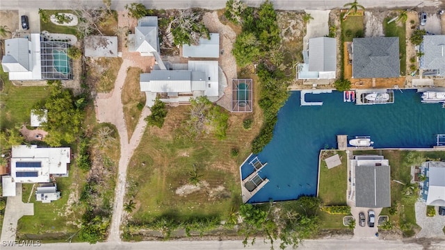 175 Bahia Via, Fort Myers Beach, FL 33931 - aerial perspective of suburban area featuring a large body of water