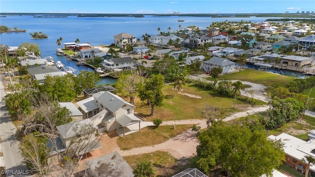 175 Bahia Via, Fort Myers Beach, FL 33931 - aerial perspective of suburban area with a nearby body of water