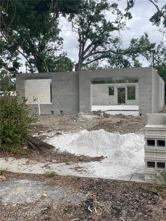 4637 Elvas Ave S, Fort Myers, FL 33905 - exterior space with concrete block siding