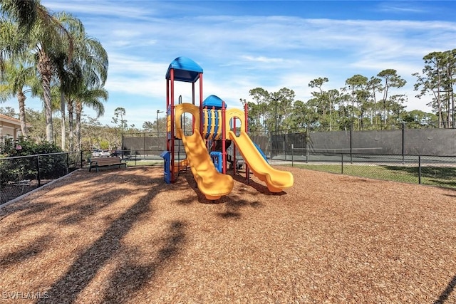 5045 Cedar Springs Dr Unit 104, Naples, FL 34110 - community play area with fence