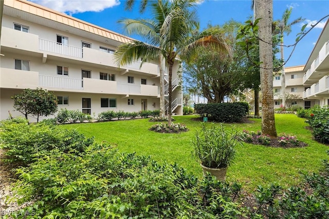surrounding community featuring a lawn