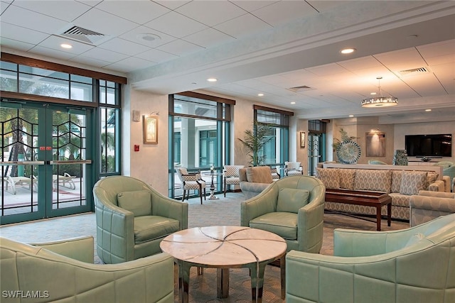 7515 Pelican Bay Blvd Unit 7B, Naples, FL 34108 - community lobby with visible vents