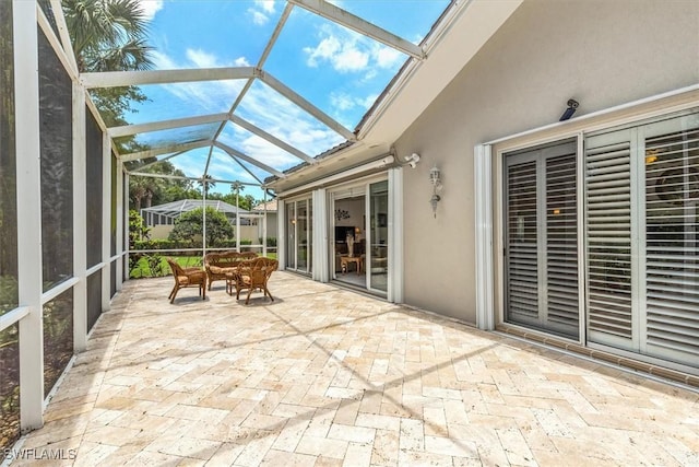 sunroom / solarium featuring a wealth of natural light