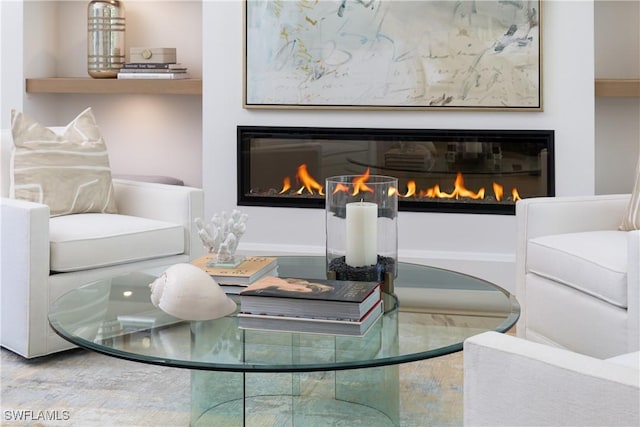 204 Monterey Dr, Naples, FL 34119 - detailed view of a glass covered fireplace