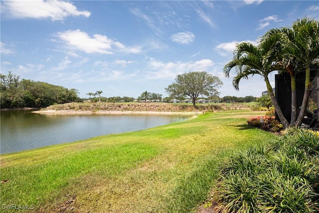 property view of water