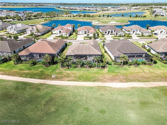 15951 Talon Ter, Punta Gorda, FL 33982 - birds eye view of property with a residential view and a water view