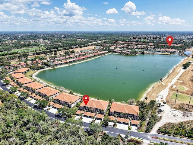28436 Altessa Way Unit 102, Bonita Springs, FL 34135 - aerial view with a water view