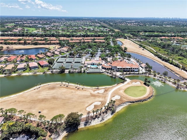 28436 Altessa Way Unit 102, Bonita Springs, FL 34135 - bird's eye view with a residential view and a water view