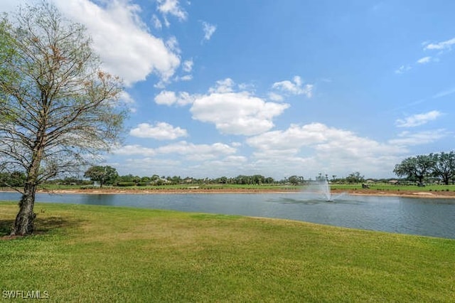 view of water feature