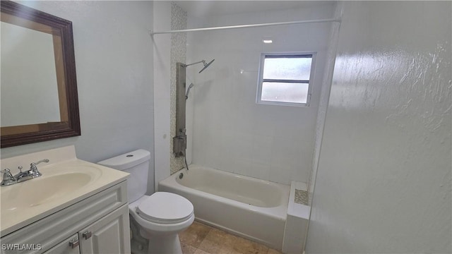 2357 Crawford St, Fort Myers, FL 33901 - bathroom featuring toilet, tub / shower combination, and vanity