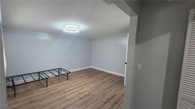 2357 Crawford St, Fort Myers, FL 33901 - interior space with wood finished floors and baseboards