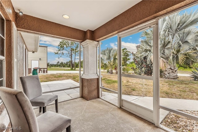 705 Columbus Blvd S, Lehigh Acres, FL 33974 - view of sunroom / solarium