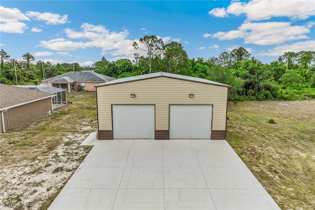705 Columbus Blvd S, Lehigh Acres, FL 33974 - view of detached garage