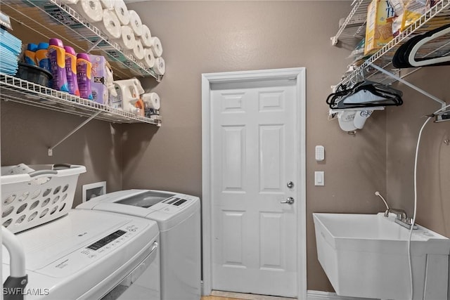 2640 SW 29th Ave, Cape Coral, FL 33914 - washroom featuring separate washer and dryer