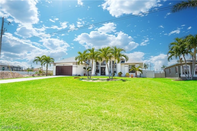 2640 SW 29th Ave, Cape Coral, FL 33914 - view of front of home featuring concrete driveway, an attached garage, and stucco siding