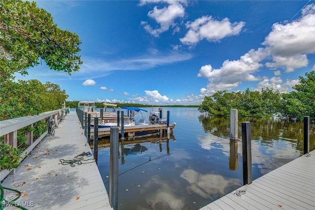 24748 Lakemont Cove Ln Unit 201, Bonita Springs, FL 34134 - dock area with a water view