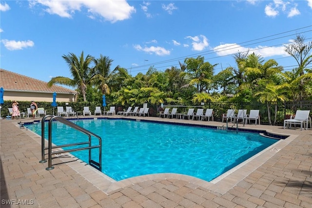 15030 Cortona Way, Fort Myers, FL 33908 - pool with a patio area and fence