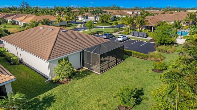 15030 Cortona Way, Fort Myers, FL 33908 - drone / aerial view with a residential view