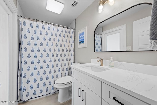 3795 Liberty Sq, Fort Myers, FL 33908 - full bath featuring vanity, toilet, and a shower with shower curtain