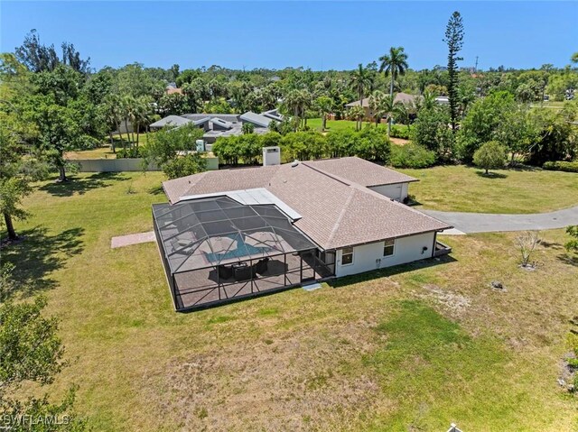 3795 Liberty Sq, Fort Myers, FL 33908 - view from above of property featuring a tree filled landscape