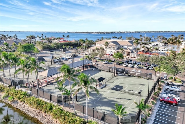14871 Crescent Cove Dr, Fort Myers, FL 33908 - drone / aerial view with a water view