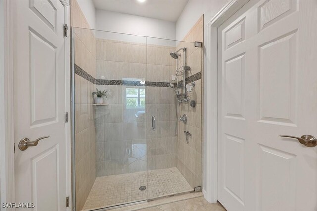 20005 Parrot Key Ct, Estero, FL 33928 - full bath featuring a shower stall and tile patterned floors