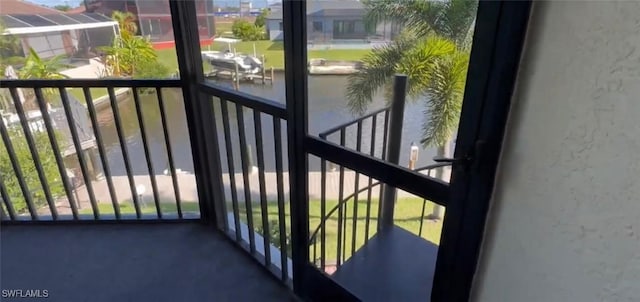 1521 SW 47th Ter Unit 204, Cape Coral, FL 33914 - balcony with a water view
