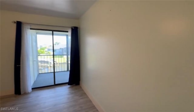 1521 SW 47th Ter Unit 204, Cape Coral, FL 33914 - interior space featuring light wood-type flooring and baseboards