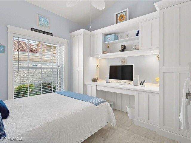 363 Pindo Palm Dr, Naples, FL 34104 - bedroom featuring lofted ceiling