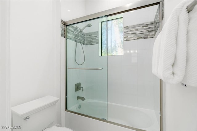 10191 Strike Ln, Bonita Springs, FL 34135 - full bath with toilet and shower / bath combination with glass door