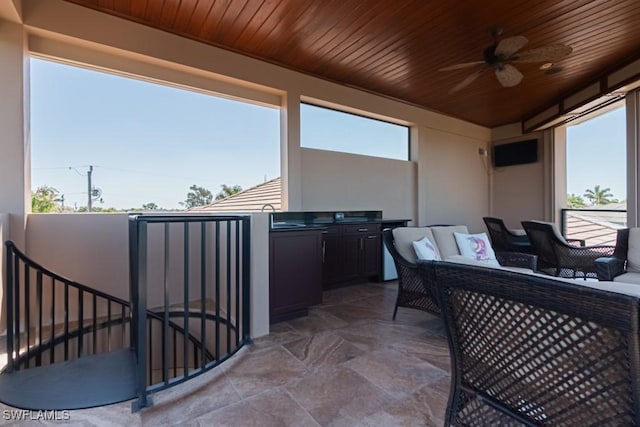 exterior space with a sink