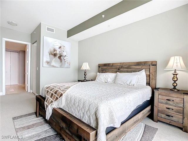 3000 Oasis Grand Blvd, Fort Myers, FL 33916 - bedroom featuring visible vents and light colored carpet