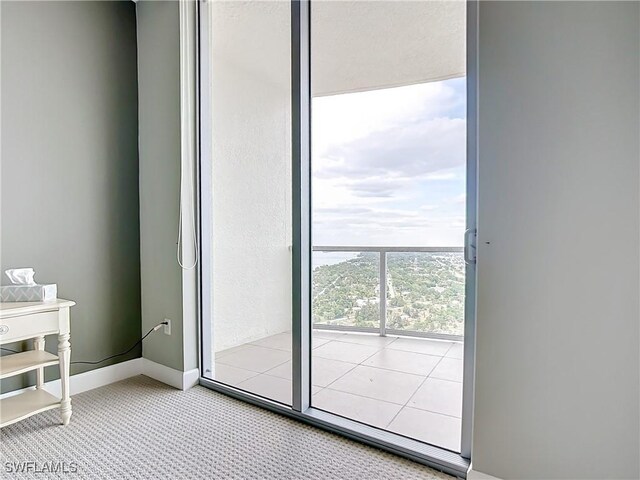 3000 Oasis Grand Blvd, Fort Myers, FL 33916 - doorway featuring carpet flooring